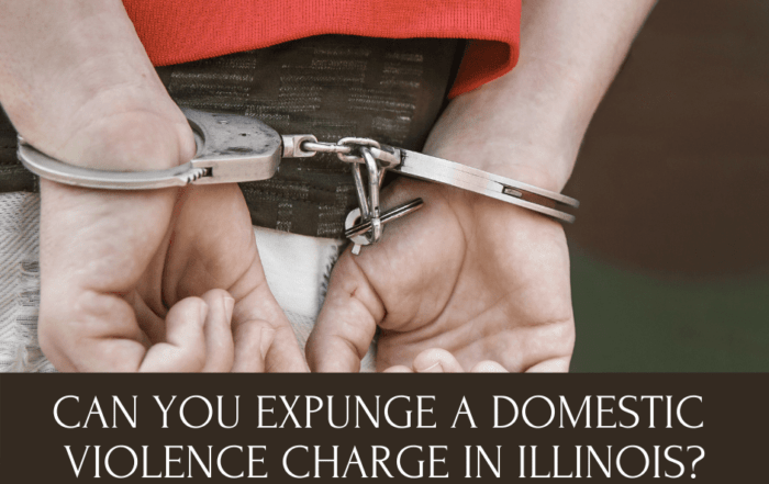 BATTERY / ASSAULT 15 Can You Expunge a Domestic Violence Charge in Illinois