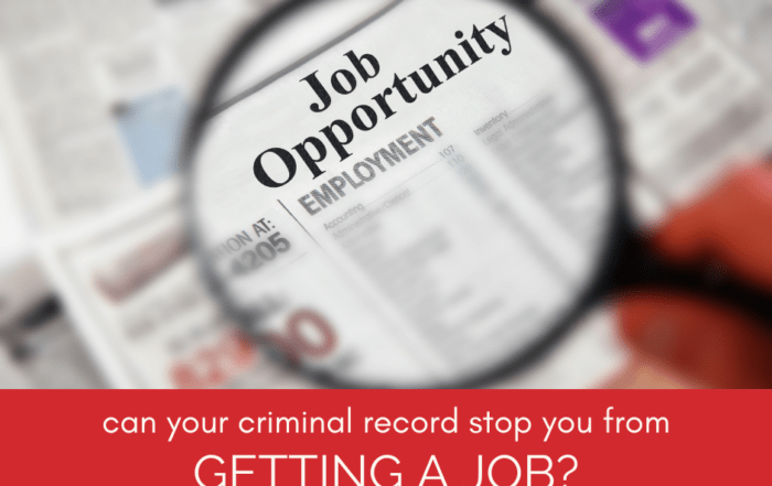 Drug Offenses 16 Can a Criminal Record Stop You From Getting a Job?